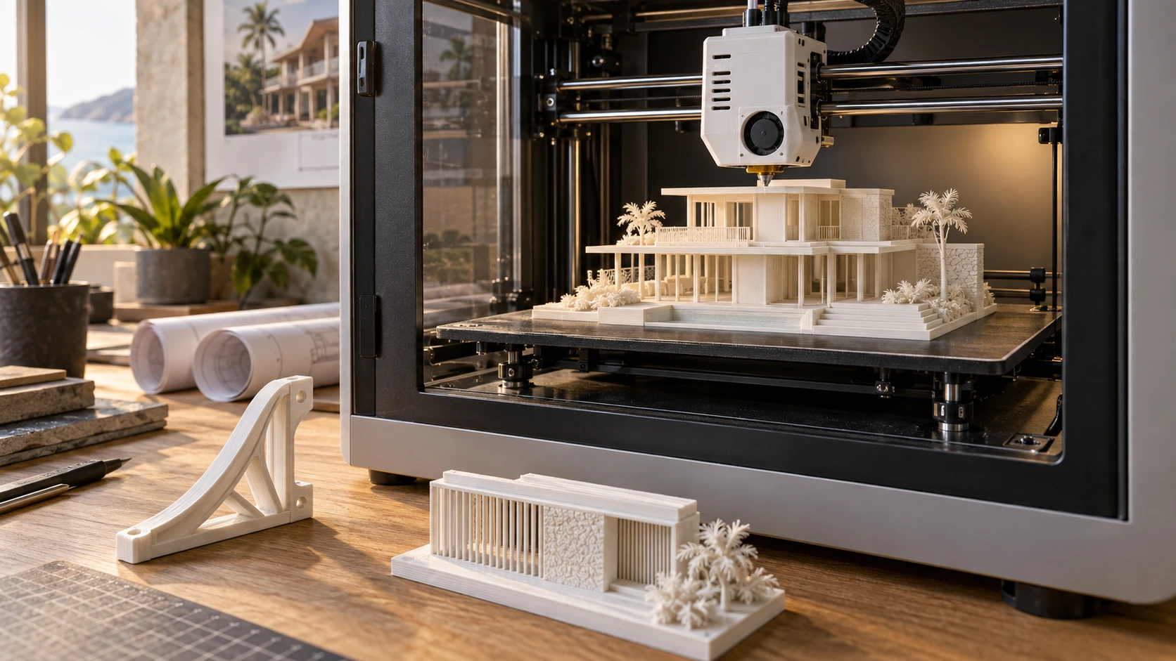 Impression 3D d’une maquette architecturale et prototypes sur mesure